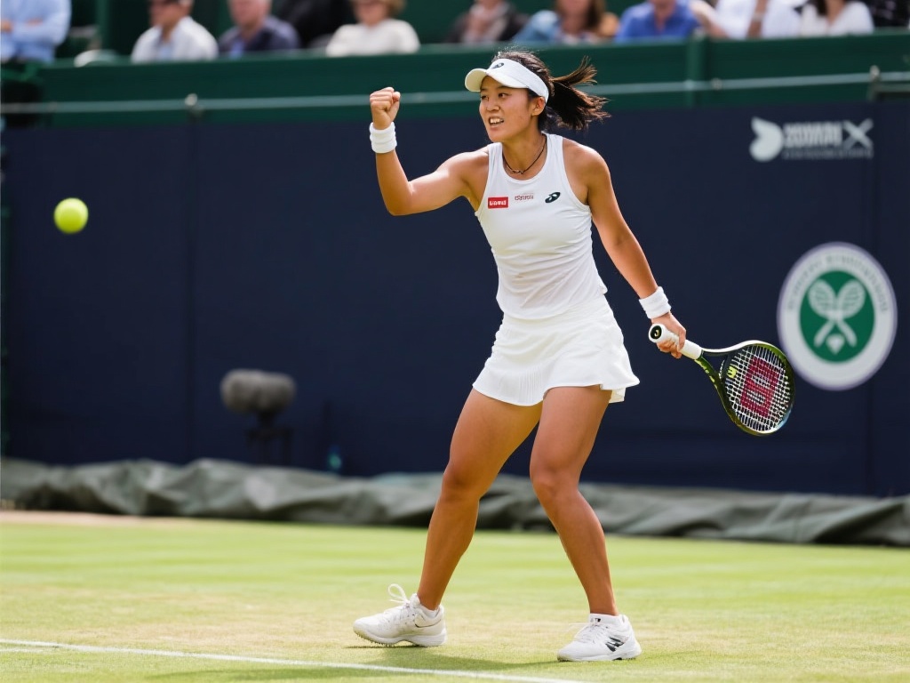 郑钦文横扫拉杜卡努 首进草地赛四强 在国际赛场上,每一场胜利都来之不易,而郑